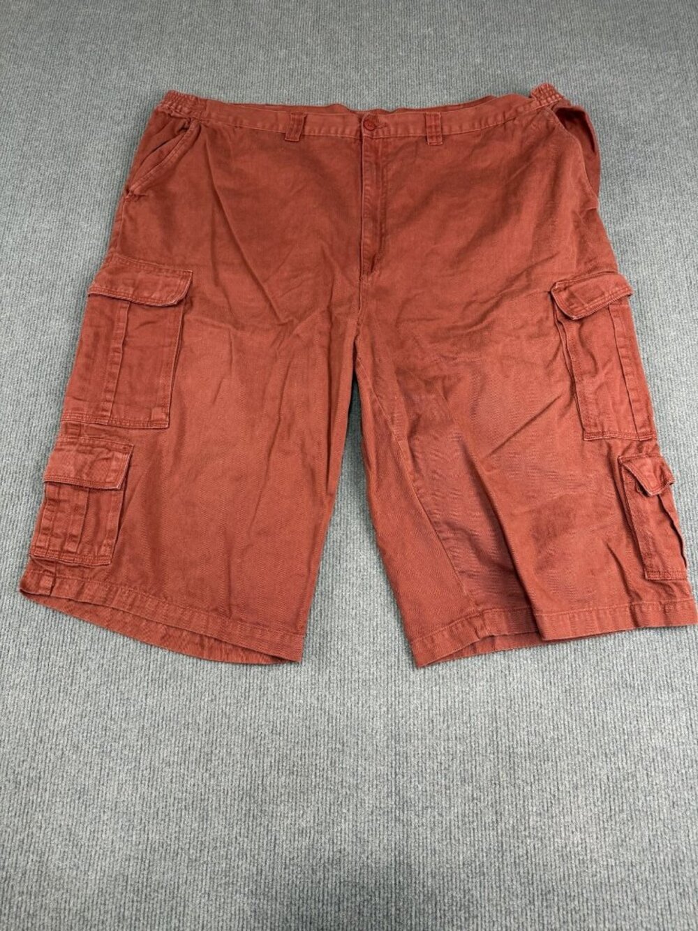 King Size Mens Rust Cargo Shorts Big Size 50